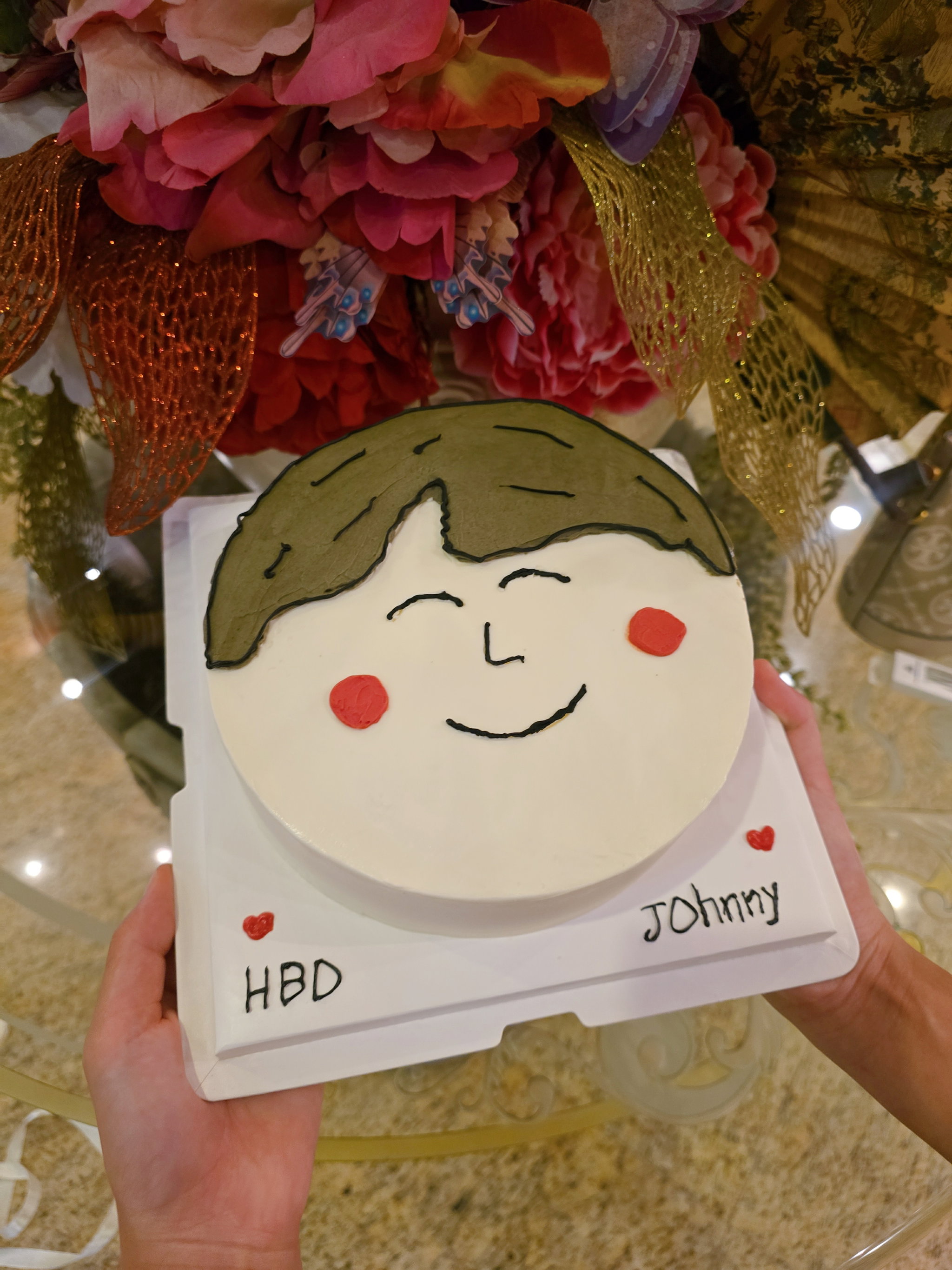 Man's face cake _2