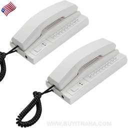 Wireless Business Intercom System, Home Intercom System, Room-to-Room Intercom Phone for Elderly, 1000m Range, Battery Powered Intercom for Home, Office, Hospital,