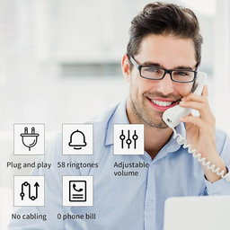 Wireless Business Intercom System, Home Intercom System, Room-to-Room Intercom Phone for Elderly, 1000m Range, Battery Powered Intercom for Home, Office, Hospital,