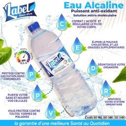 EAU ALCALINE LABEL DU BIEN-ÊTRE 