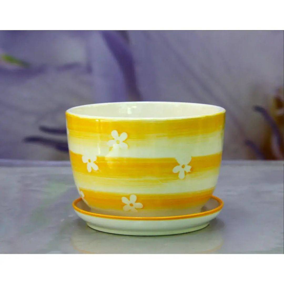 Table Ceramic Pot (with plate)_0