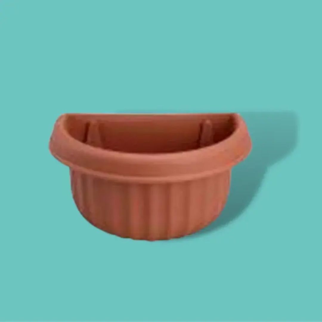 Plastic Pot Half Circle
