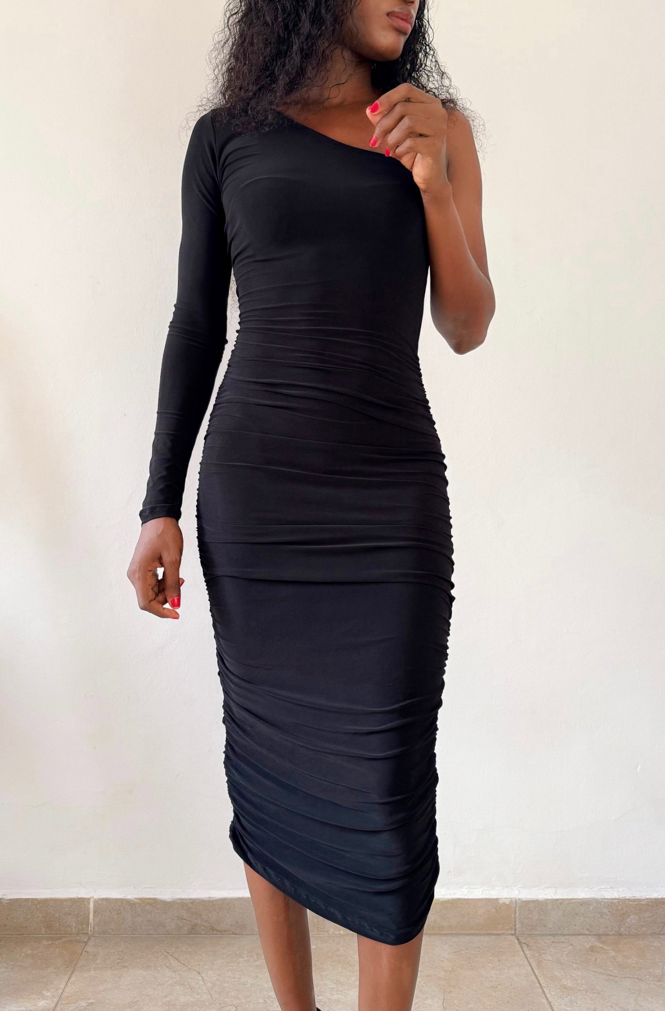 Willow Rushed Dress _0