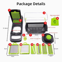 Vegetable Chopper 16 blades in 1