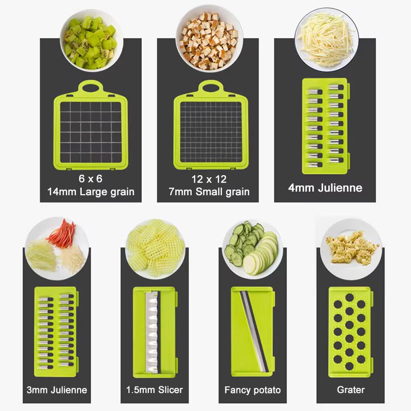 Vegetable Chopper 16 blades in 1_4