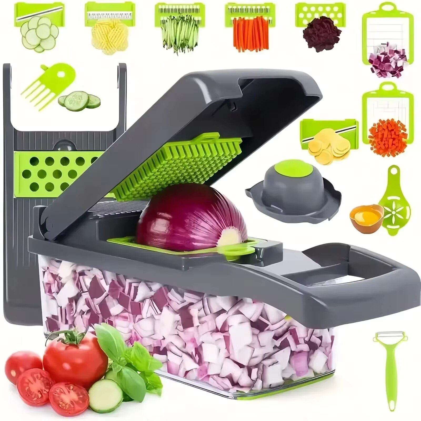 Vegetable Chopper 16 blades in 1_6