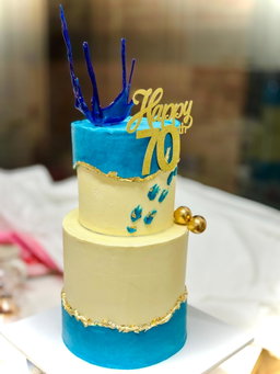 2 TIER 8 inch & 6 inch BIRTHDAY CAKE 