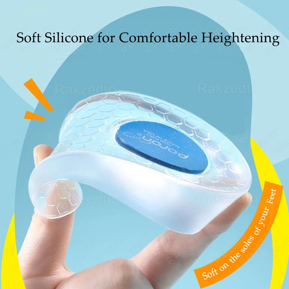 Silicone Gel Shoe Height Increase inserts_6