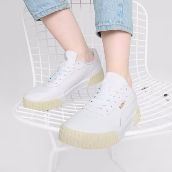 CARINA 2.0 SNEAKERS WHITE & GOLD