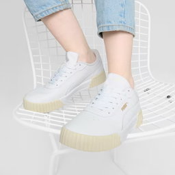 CARINA 2.0 SNEAKERS WHITE & GOLD