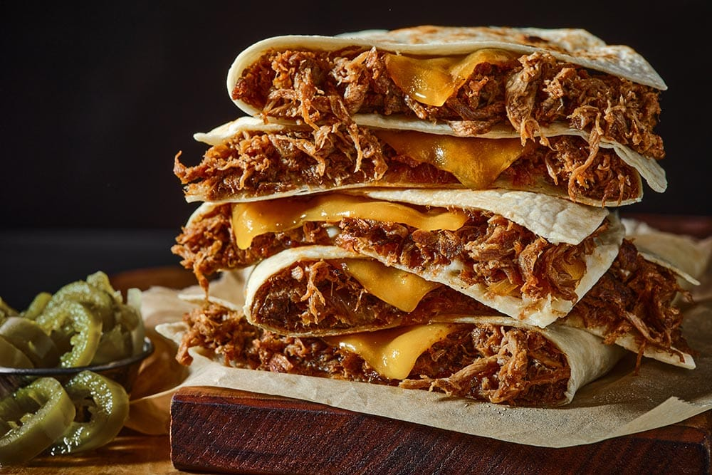 BBQ Beef Quesadilla