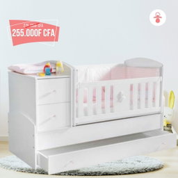 Berceau évolutif rose 9805