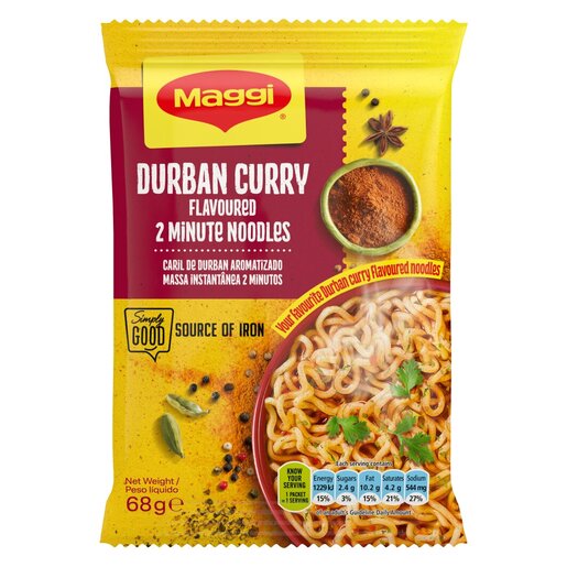 Maggi Durban Curry Flavoured 2 Minute Noodles_1