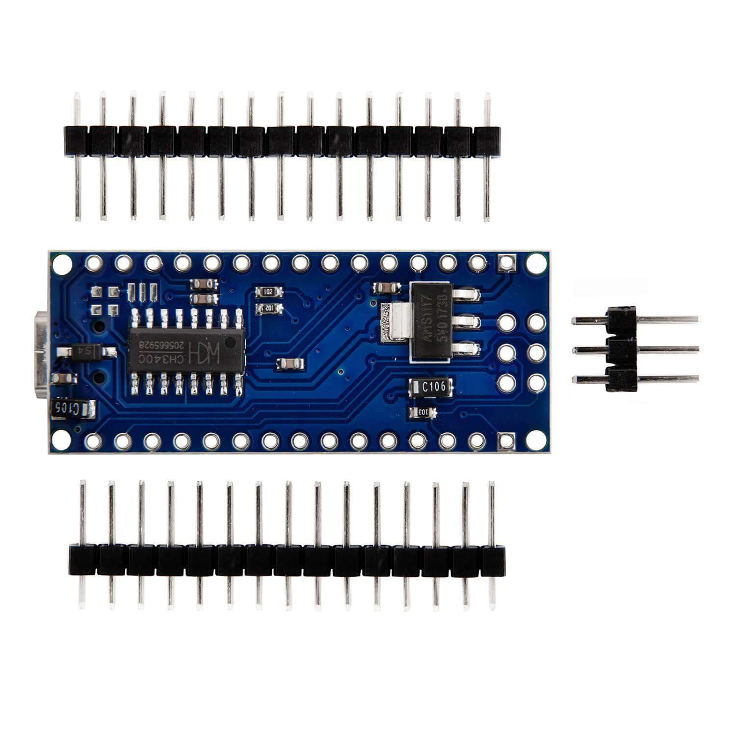 AZ-Nano V3 board set with USB-C connection | Atmega CH340 chip Atmega328 CH340 | compatible with Arduino, Arduino Pro Micro and Arduino Nano V3_1
