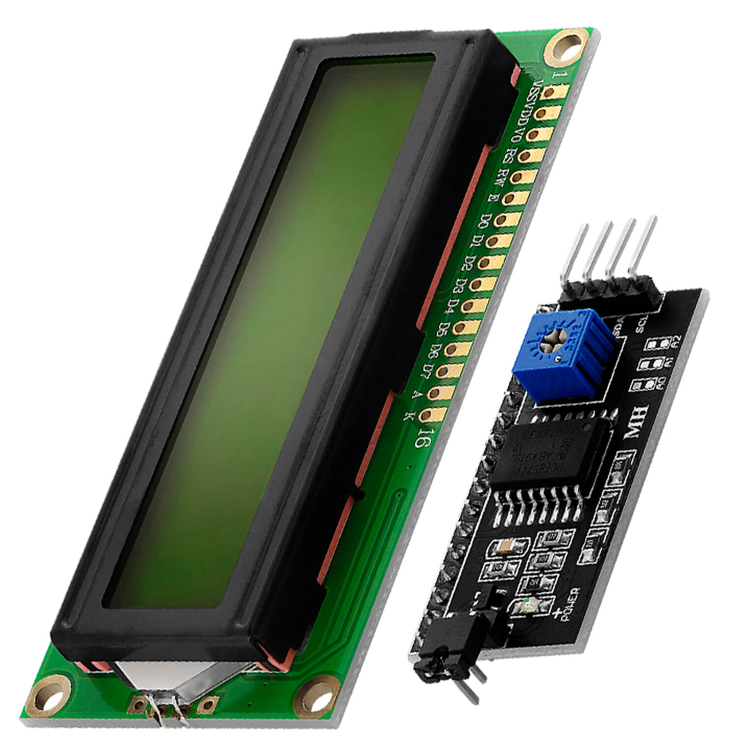 HD44780 1602 LCD module Display Bundle with I2C interface 2x16 characters compatible with Arduino and Raspberry Pi_9