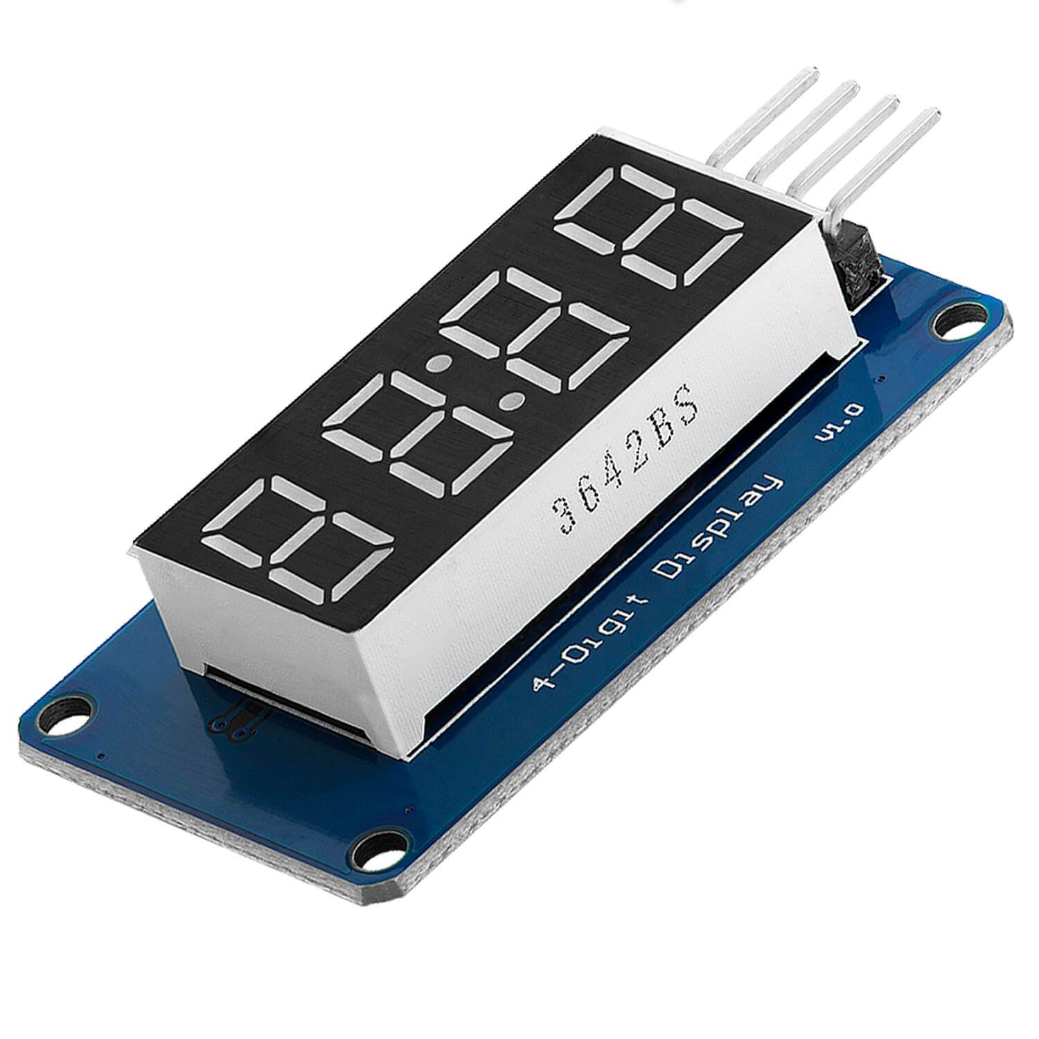 TM1637 4 digit 7-segment display module compatible with Arduino and Raspberry Pi_0