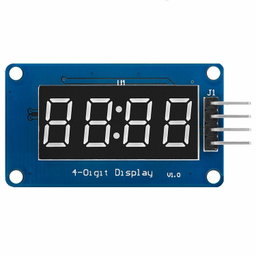 TM1637 4 digit 7-segment display module compatible with Arduino and Raspberry Pi