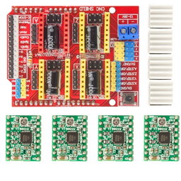 CNC Shield V3 Development Board for A4988 drivers Stepper for 3D printer compatible with Arduino