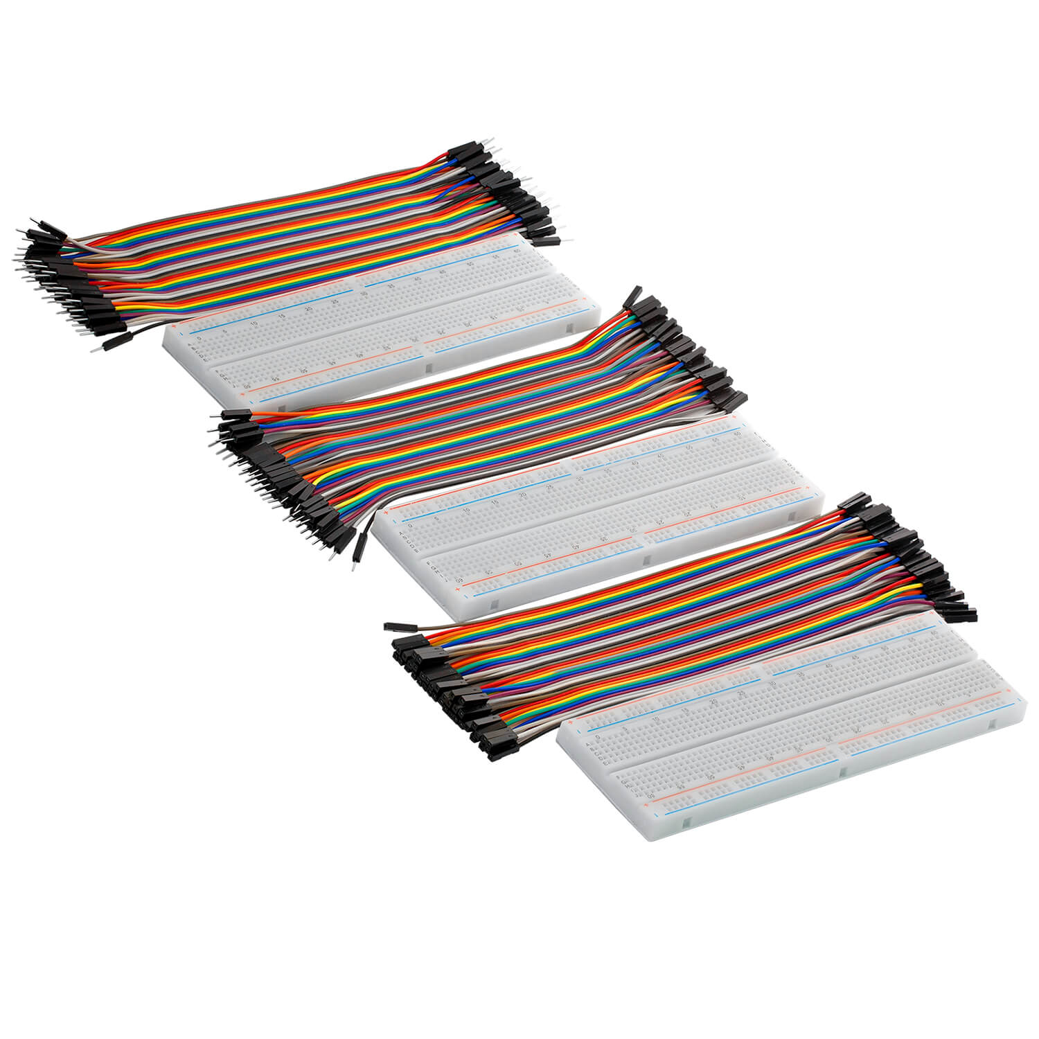 Breadboard Kit - 3x jumper Wire M2M/F2M/F2F + 3 Set MB102 BREADBORD compatible with Arduino and Raspberry Pi_1
