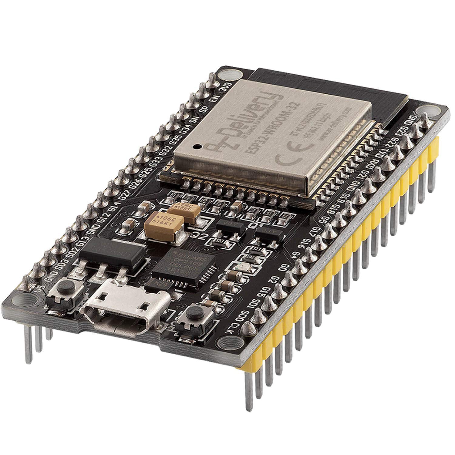 ESP32 NodeMCU Module WLAN WiFi Development Board | Dev Kit C V2 with CP2102 compatible with Arduino_0