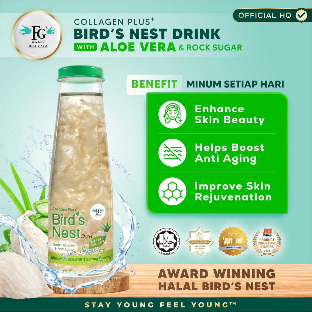 Collagen Birdnest Drink (Aloe Vera)