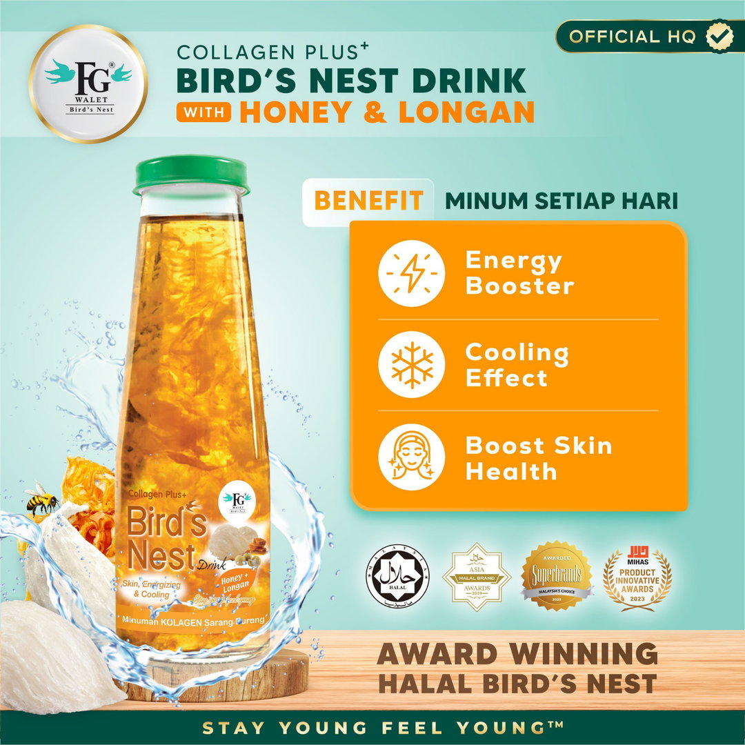 Collagen Birdnest Drink (Honey Longan)