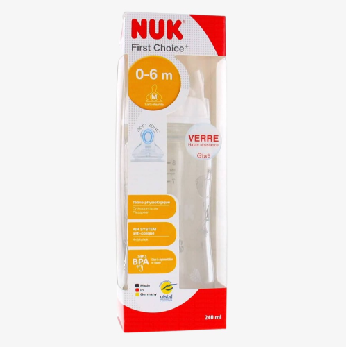 Biberon en verre Nuk