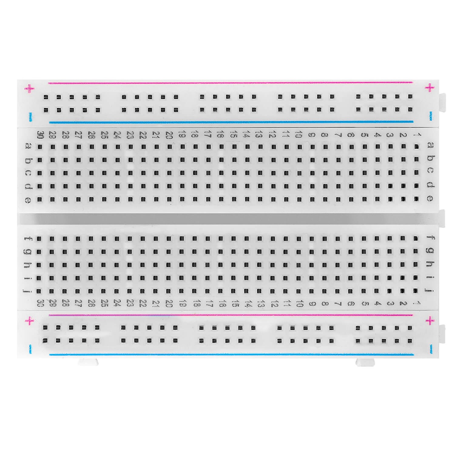Mini Breadboard 400 PIN with 4 power rails for jumper cable_0