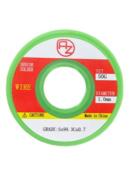 Solder Wire Sn99.3Cu0.7 | Lead Free Solder Flux | Iron Welding Tool for Electric Soldering | Rosin Core Flux