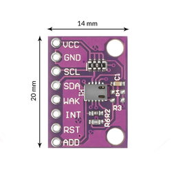 Carbon Dioxide Gas Sensor Metal Oxide CCS811 Sensor with High Sensitivity On-Board Detection Sensor Module for Air Quality