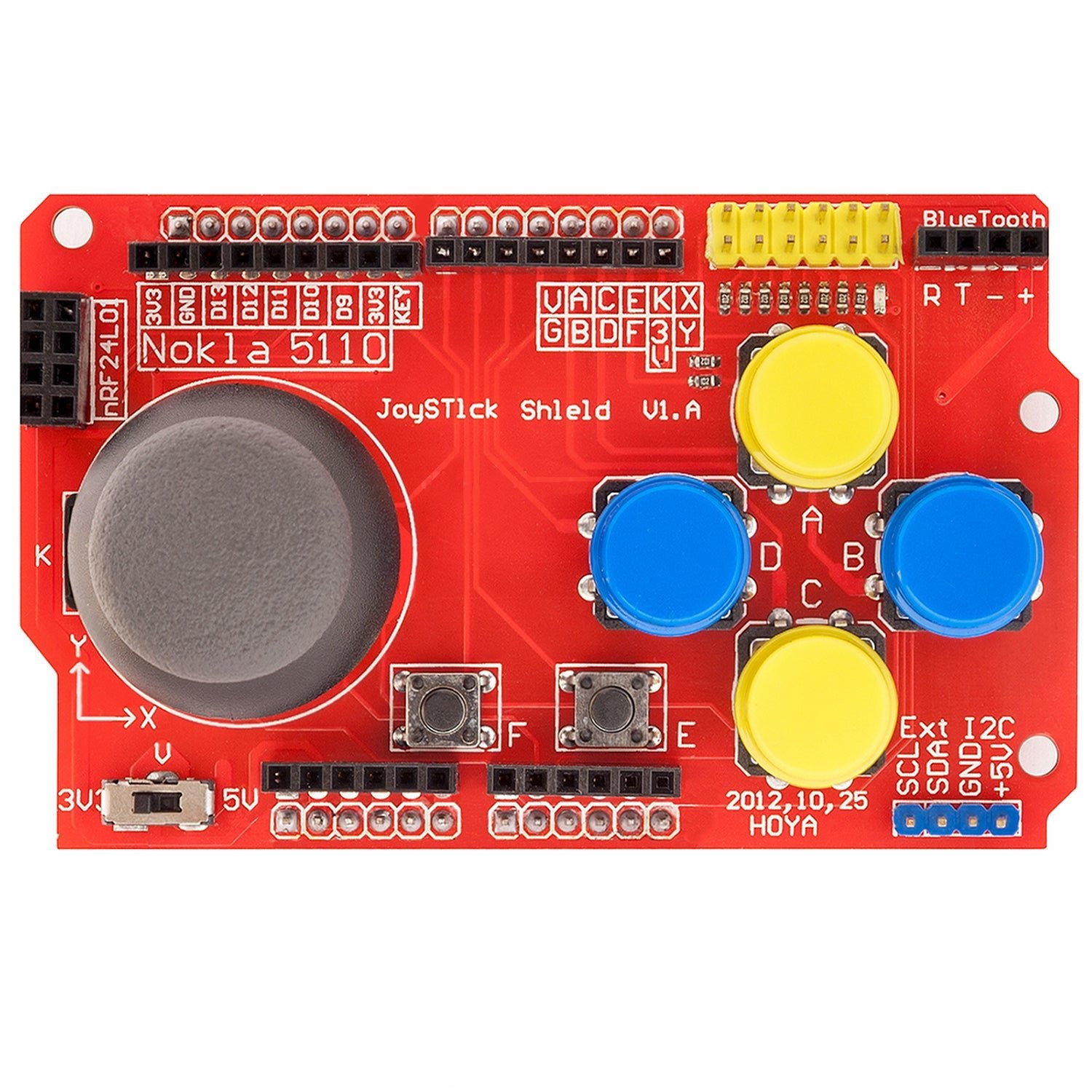 PS2 Joystick Shield Game Pad Keypad V2.0_1