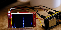 1,8 "TFT display on the ESP32 Dev Kit C