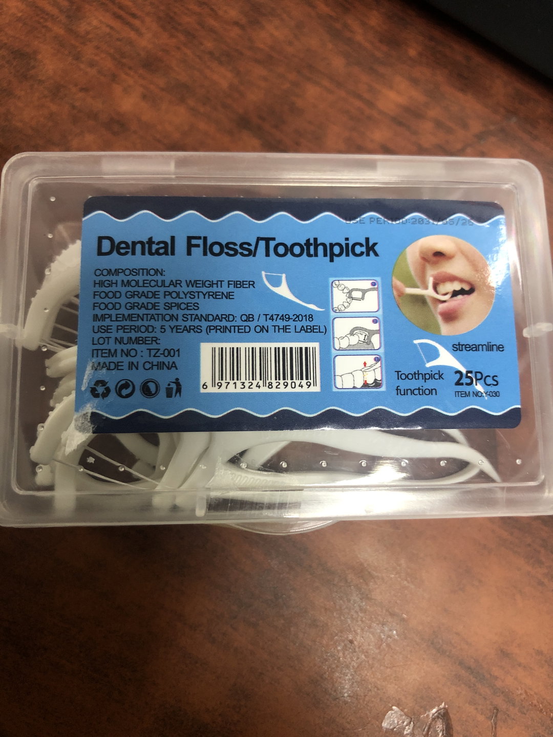 Dental Floss Toothpick