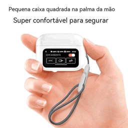 Fones de Ouvidos Sem Fio com Redução de Ruido ANC/ENC