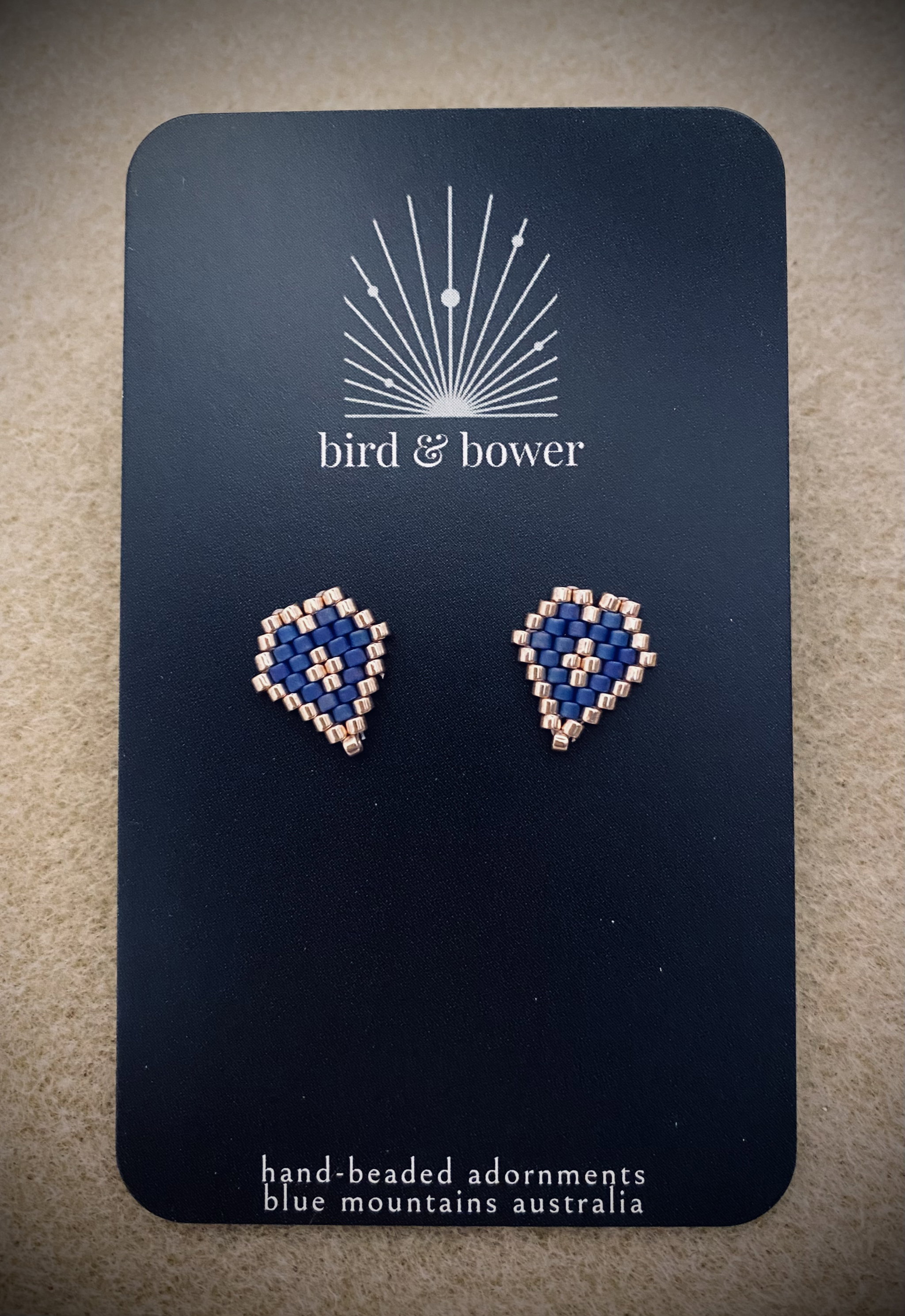 Love Never Fails studs - Pale Gold Iris _0