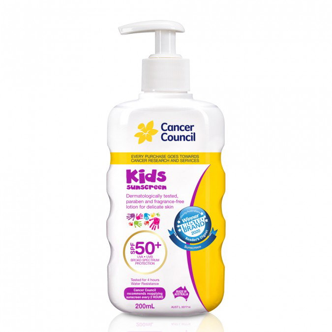 CANCER COUNCIL Kids Sunscreen 50+ 200ml_0