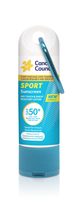 CANCER COUNCIL Sport Dry Touch Ezi Clip Sunscreen 50+ 50ml
