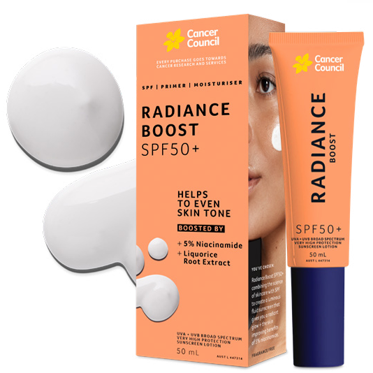 CANCER COUNCIL Radiance Boost SPF50+ 50ml