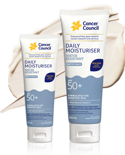 CANCER COUNCIL Daywear Moisturiser Invisible 50+ (Face & Body - Water Resistant) 75ml