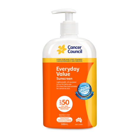 CANCER COUNCIL Everyday Sunscreen 50+ 500ml_0
