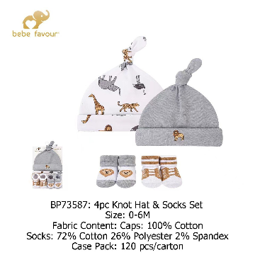 Bonnet & chaussette Baby favour
