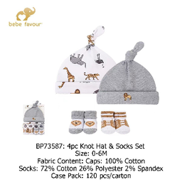 Bonnet & chaussette Baby favour