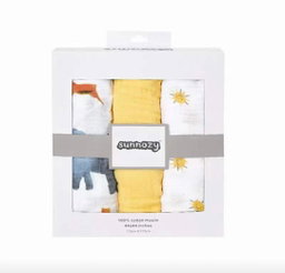Pack 3 Langes en mousseline
