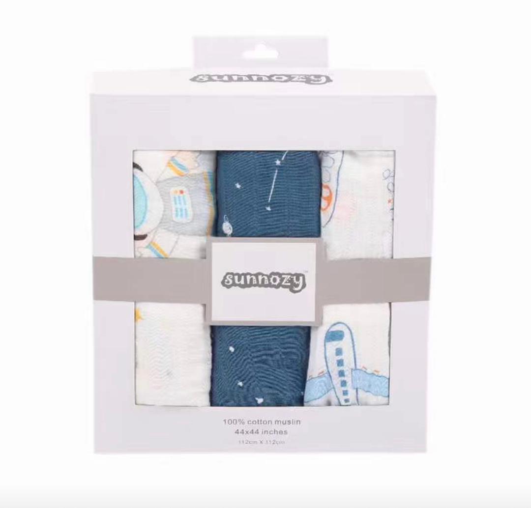 Pack 3 Langes en mousseline_4