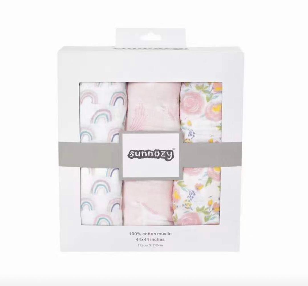 Pack 3 Langes en mousseline_1