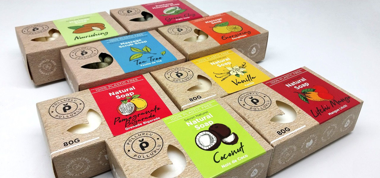 POLLUPLU Eco NATURAL SOAP - Pack of 4 flavors_0