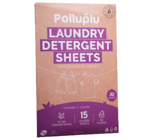 POLLUPLU Eco LAUNDRY SHEET (x15) - LAVENDER