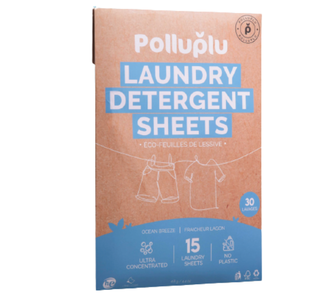 POLLUPLU Eco LAUNDRY SHEET (x15) - OCEAN BREEZE_0