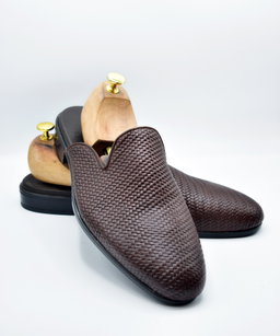 Men's Half Shoe Basket Leather