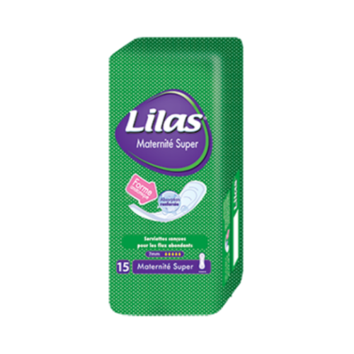 Serviette de maternité lilas_0